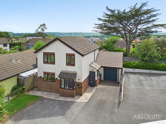 Front of property aerial view