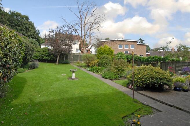 Good-sized rear garden