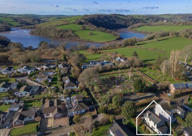 Drone Shot, Little Hayes, Stoke Gabriel