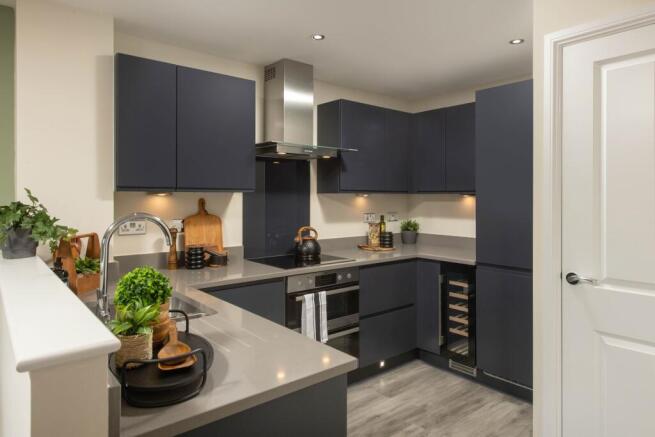 Internal image of the kitchen in the Kingsville 3 bedroom home