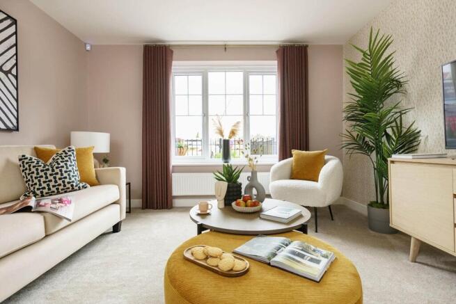 A bright and airy lounge is a space to enjoy as a family