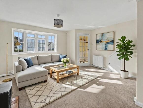 Sitting room (Virtually staged)