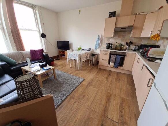 Bright and cozy living room featuring a modern ...