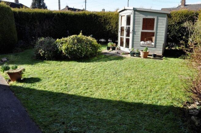 side/back garden