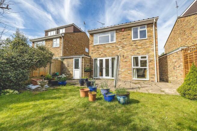 Rear of property