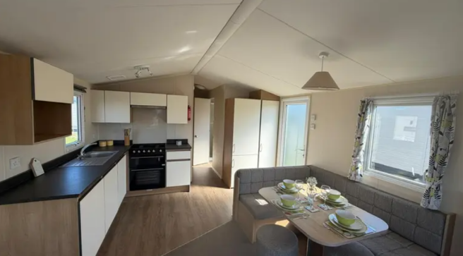 Open Plan Kitchen And Dining Area In Willerby Etch