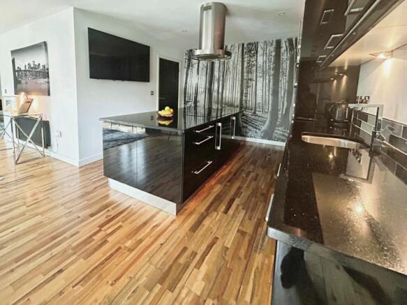 Open Plan Living, Dining And Kitchen Area
