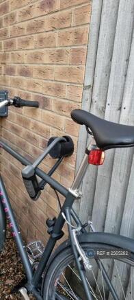Bicycle Lock In Rear Garden