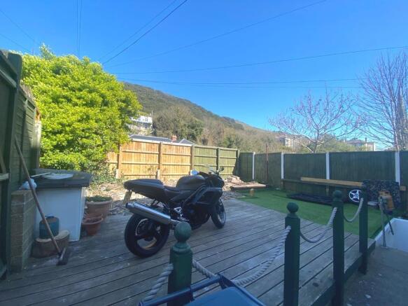 Private garden area