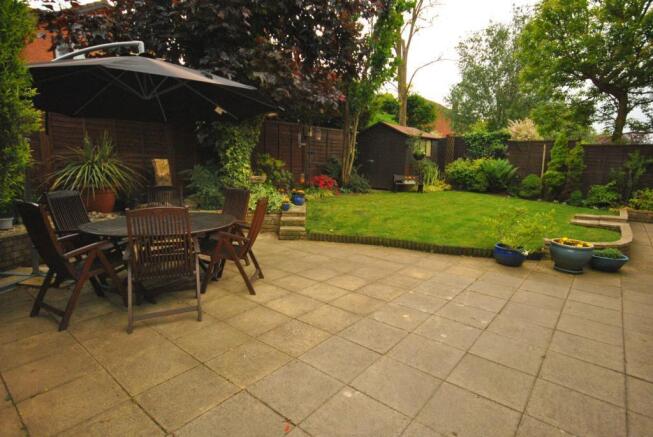 Rear garden