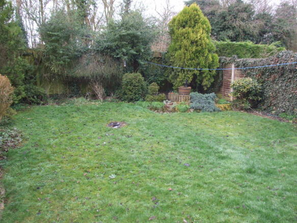 Rear garden