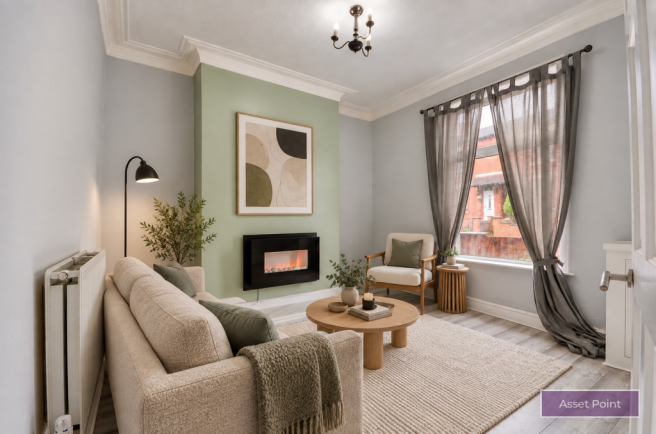 Living Room Staged
