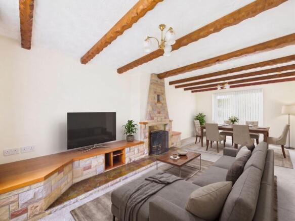 Lounge/Dining Room (Virtually Furnished)