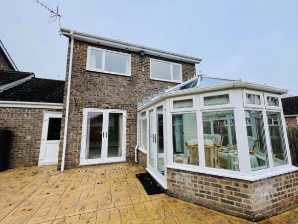 Rear of house
