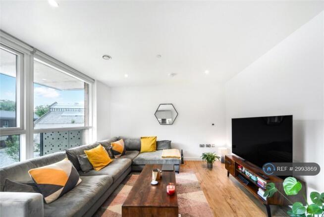 Living Room With 55-Inch Tv