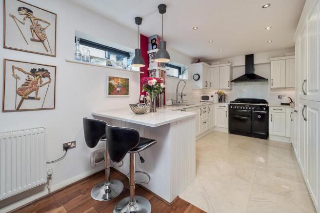 Open plan kitchen