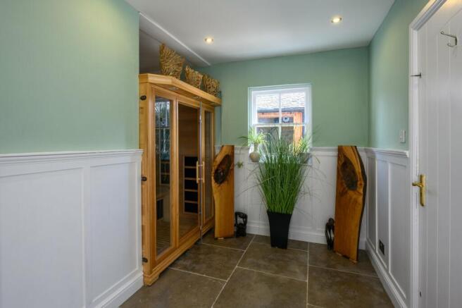 Rear Hall and Sauna