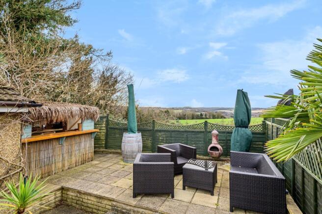 Tiki Bar with Views Over The Countryside