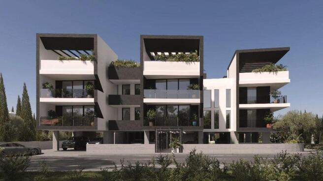 Front of Apartments