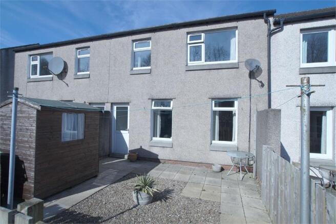 Rear of property