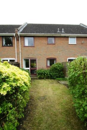 Rear of house