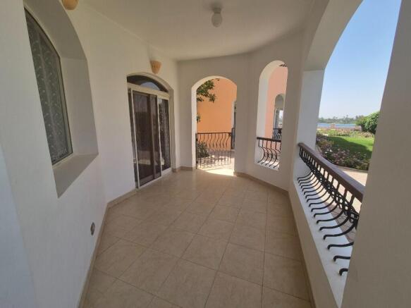 large balcony