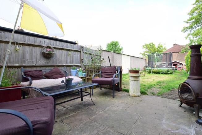 Rear Garden with a right of way
