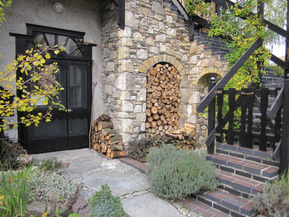 Steps to balcony