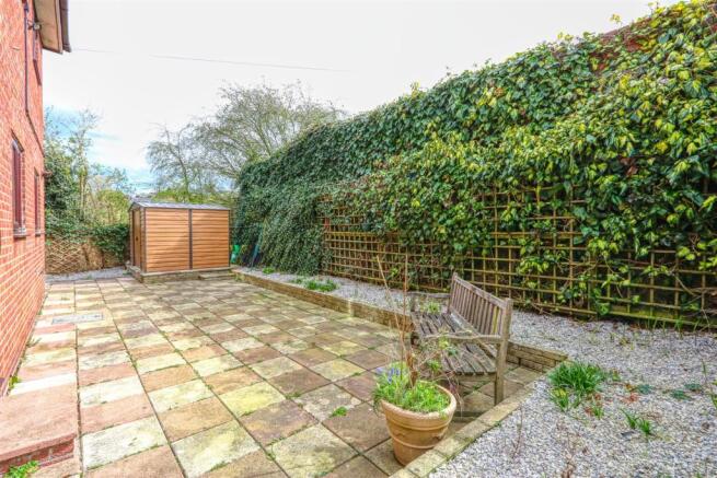 Rear patio