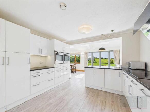 Open plan living dining kitchen