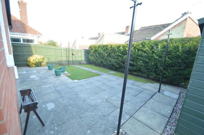 Rear garden