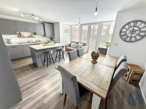 Kitchen, Living, Diner