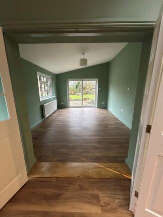Kitchen through to dining room