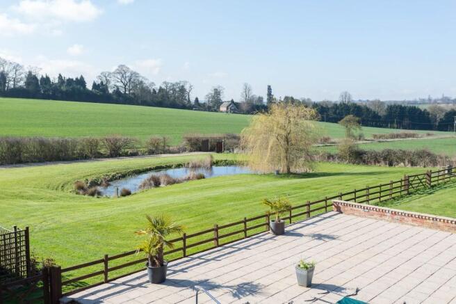 Terrace & pond