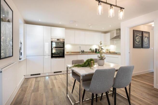 Space to cook and dine - typical Taylor Wimpey home