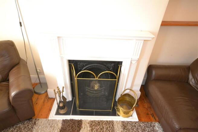 Lounge fireplace