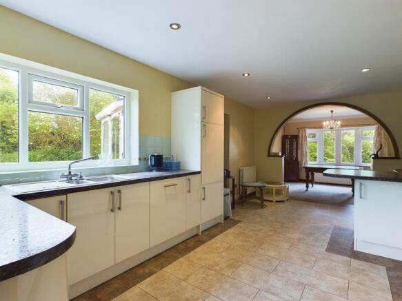 Kitchen through to dining room