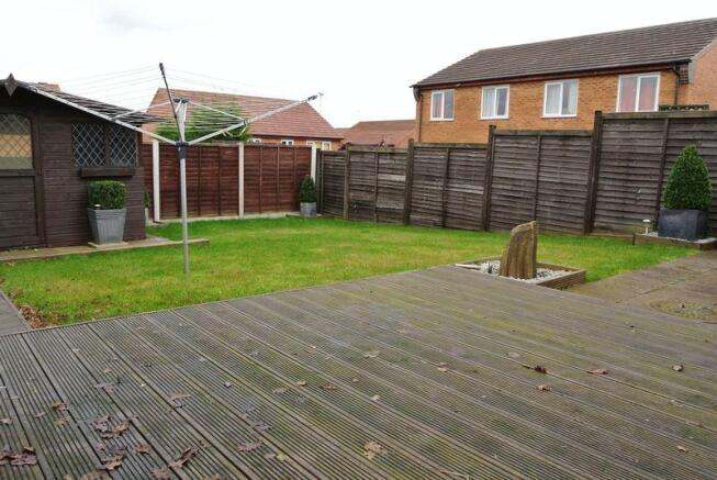 Patio and decked...