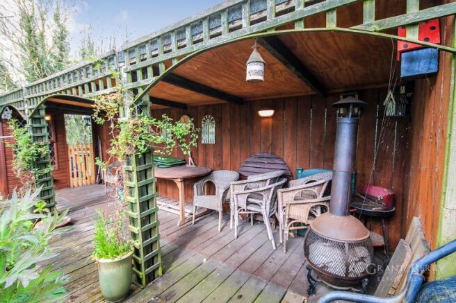Decked terrace