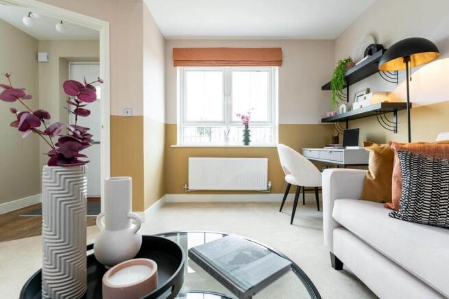 The bright and airy lounge is the perfect space to relax