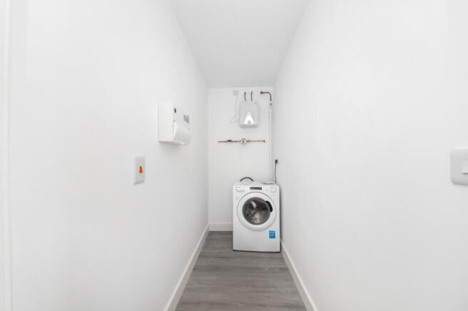 Storage Cupboard with Washing Machine