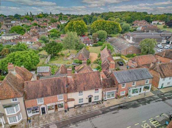 Elevated View of Property