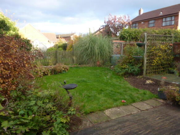 Larger than average Rear Garden