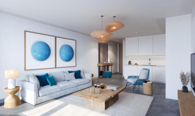1 Bedroom Luxury Loft Penthouse Apartment with Communal Swimming Pool Image 9999 2