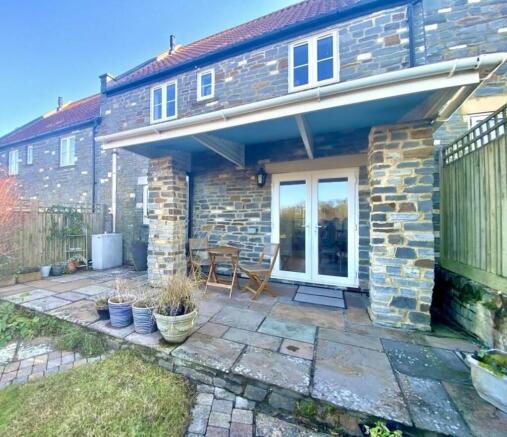 Rear of house and...