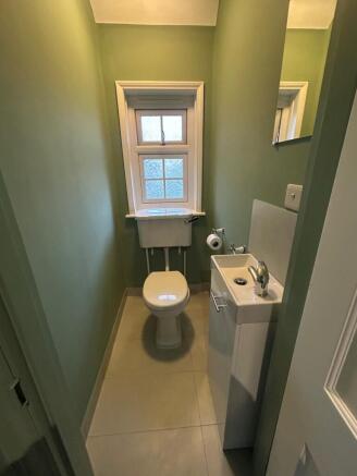 First floor cloakroom