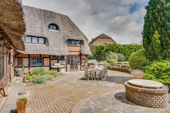 Rear of Property with Landscaped Cour...