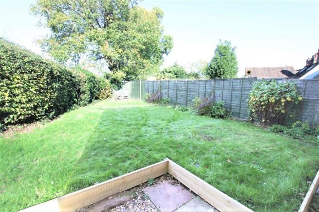 Private rear Garden