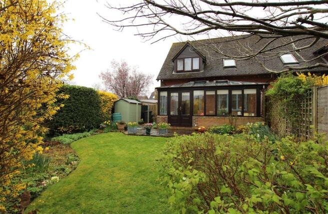 Rear of house