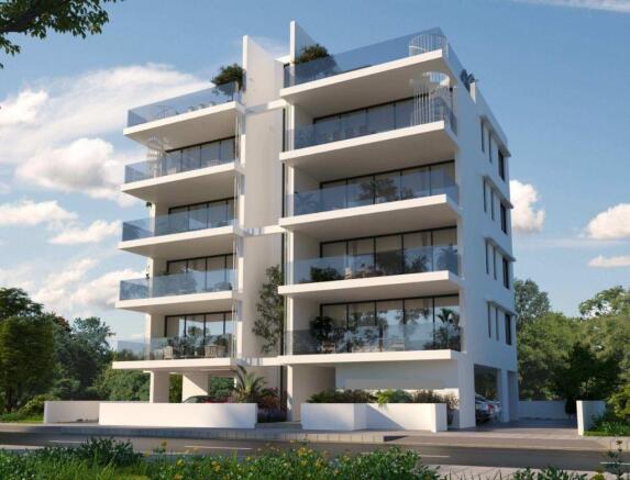 Front of Apartments